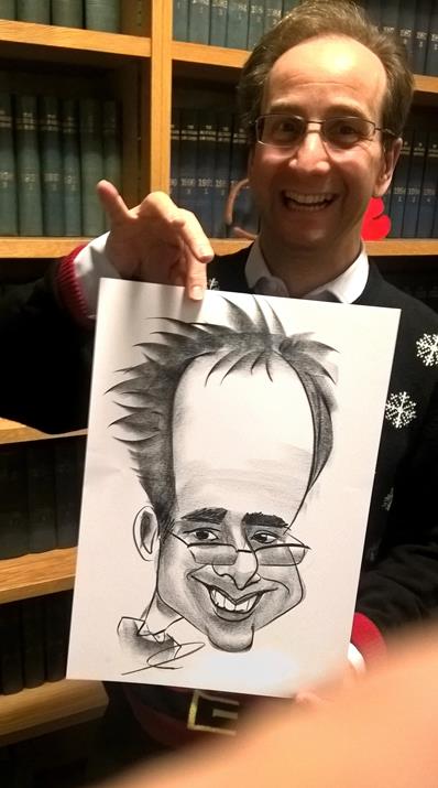 Scottish forehead caricature