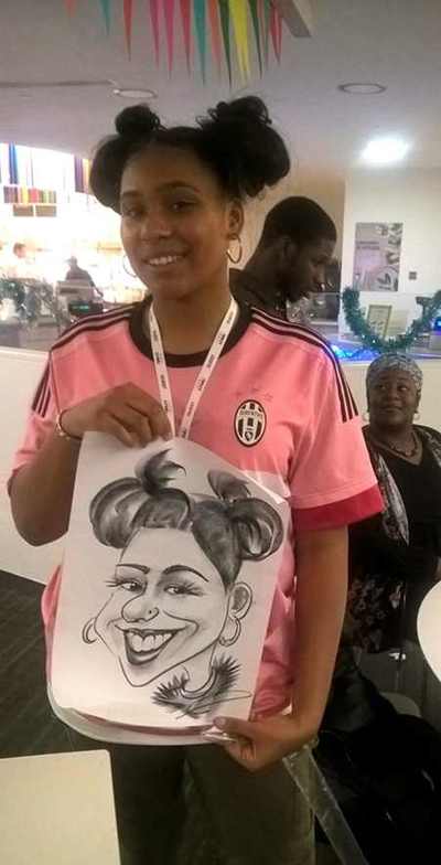 Black girl cartoonist