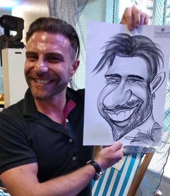 Caricaturist at Party